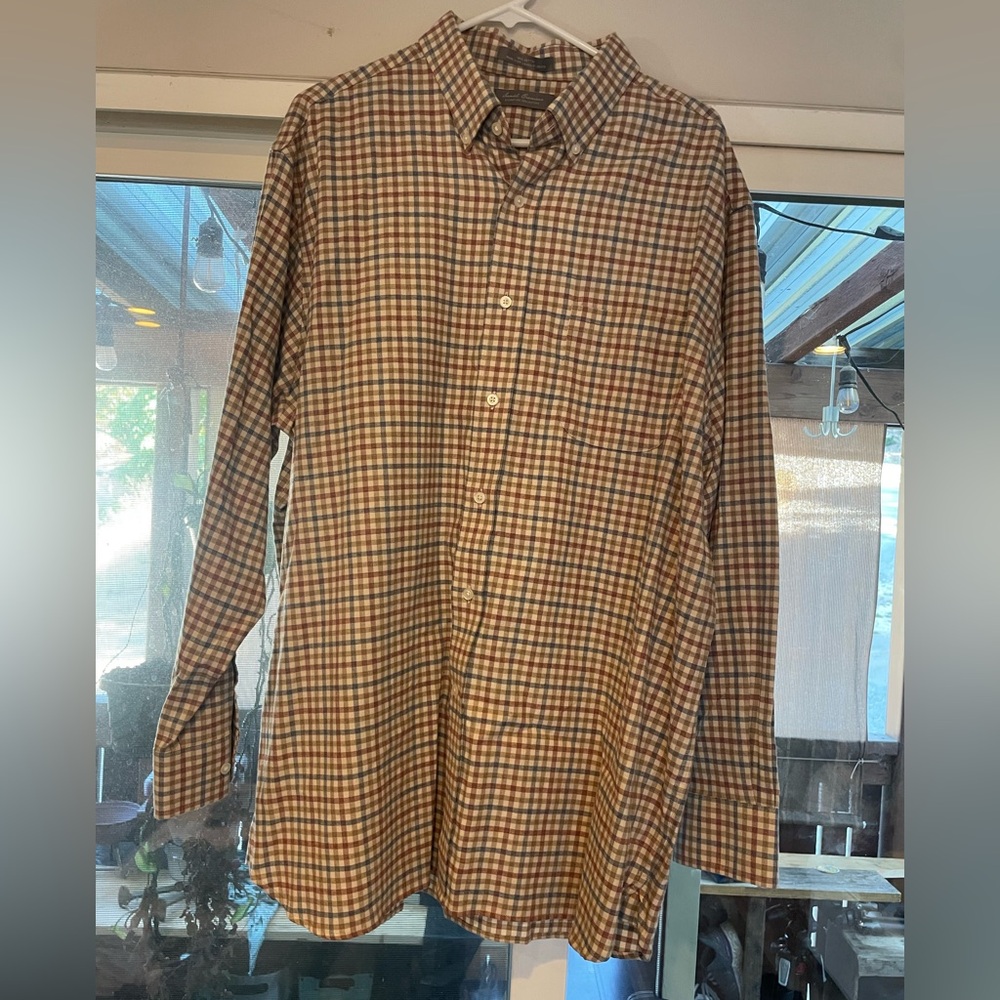 Daniel Cremieux Signature Collection Checkered Shirt XL. New